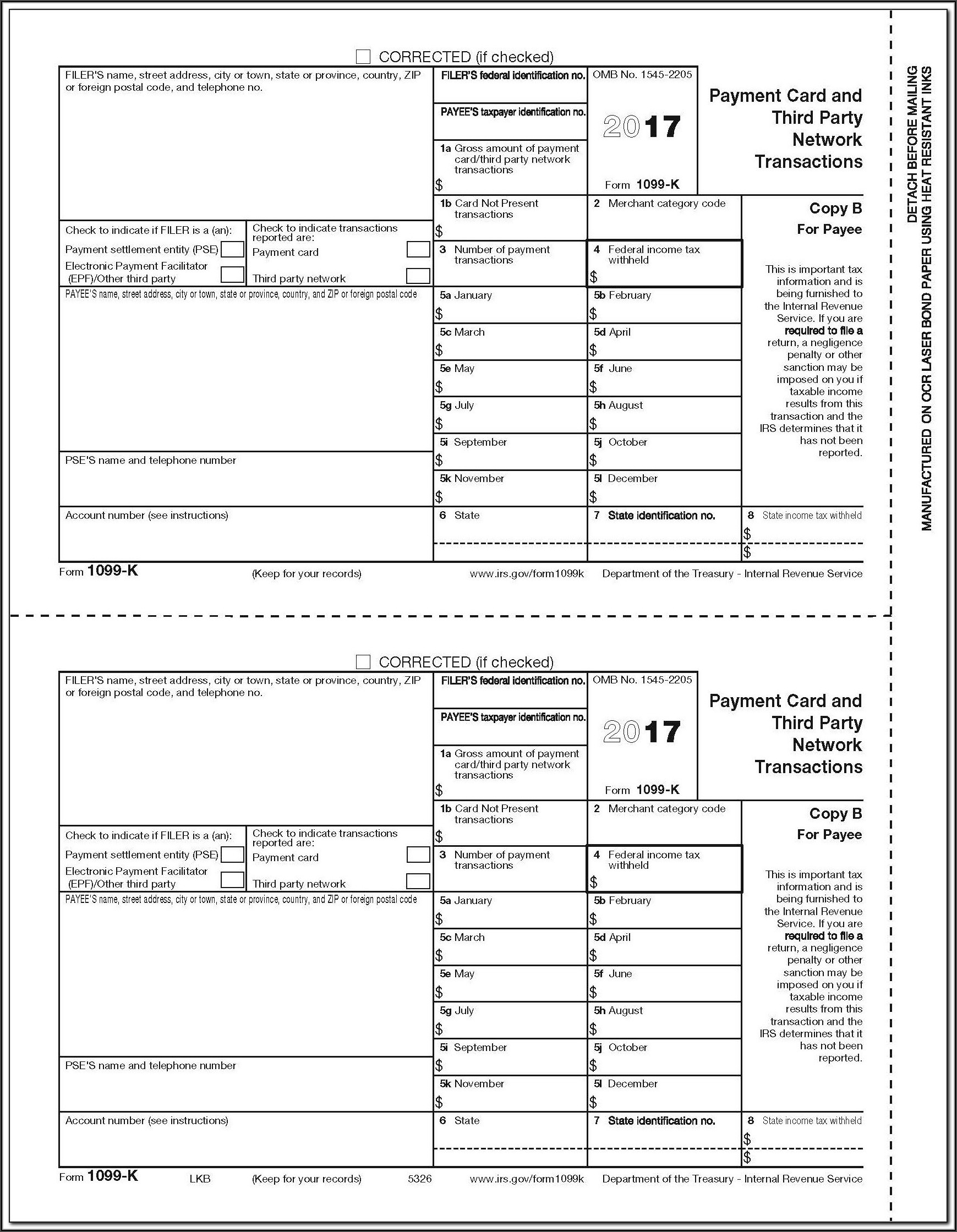 1099 Form Fillable Printable Forms Free Online