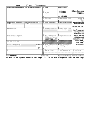 1099 Form Independent Contractor Templates Fillable Printable 