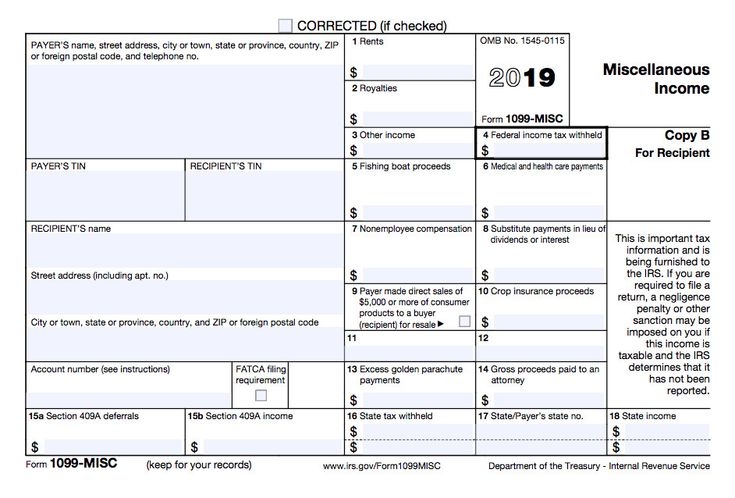 1099 Printable Forms