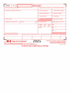 2021 Form IRS W 2 Fill Online Printable Fillable Blank PdfFiller