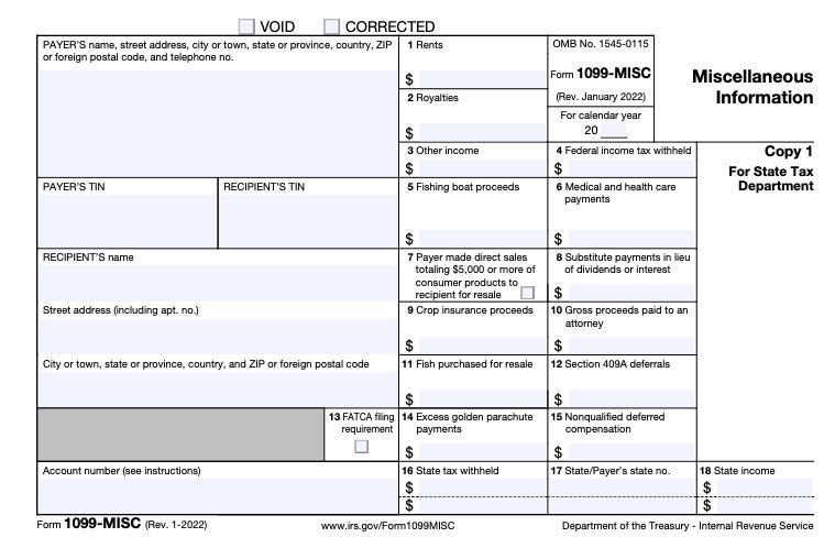 2023 1099 Form Printable Forms Free Online