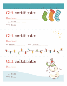 2024 Gift Certificate Form Fillable Printable PDF Forms Handypdf