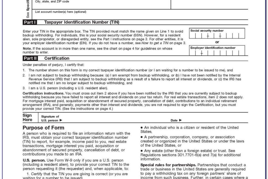 2024 W 9 Forms Printable Timmy Claudine