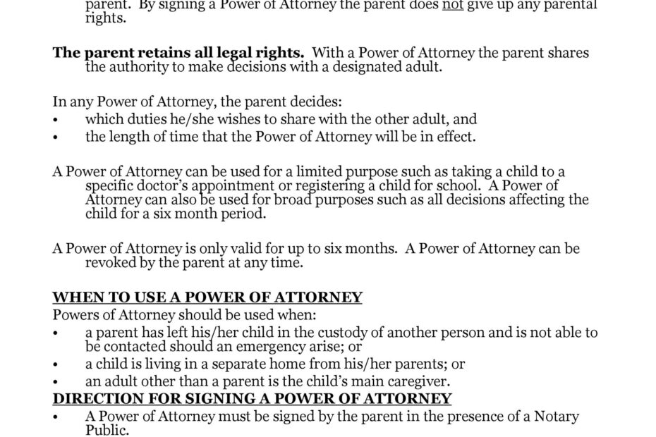 50 Free Power Of Attorney Forms Templates Durable Medical General
