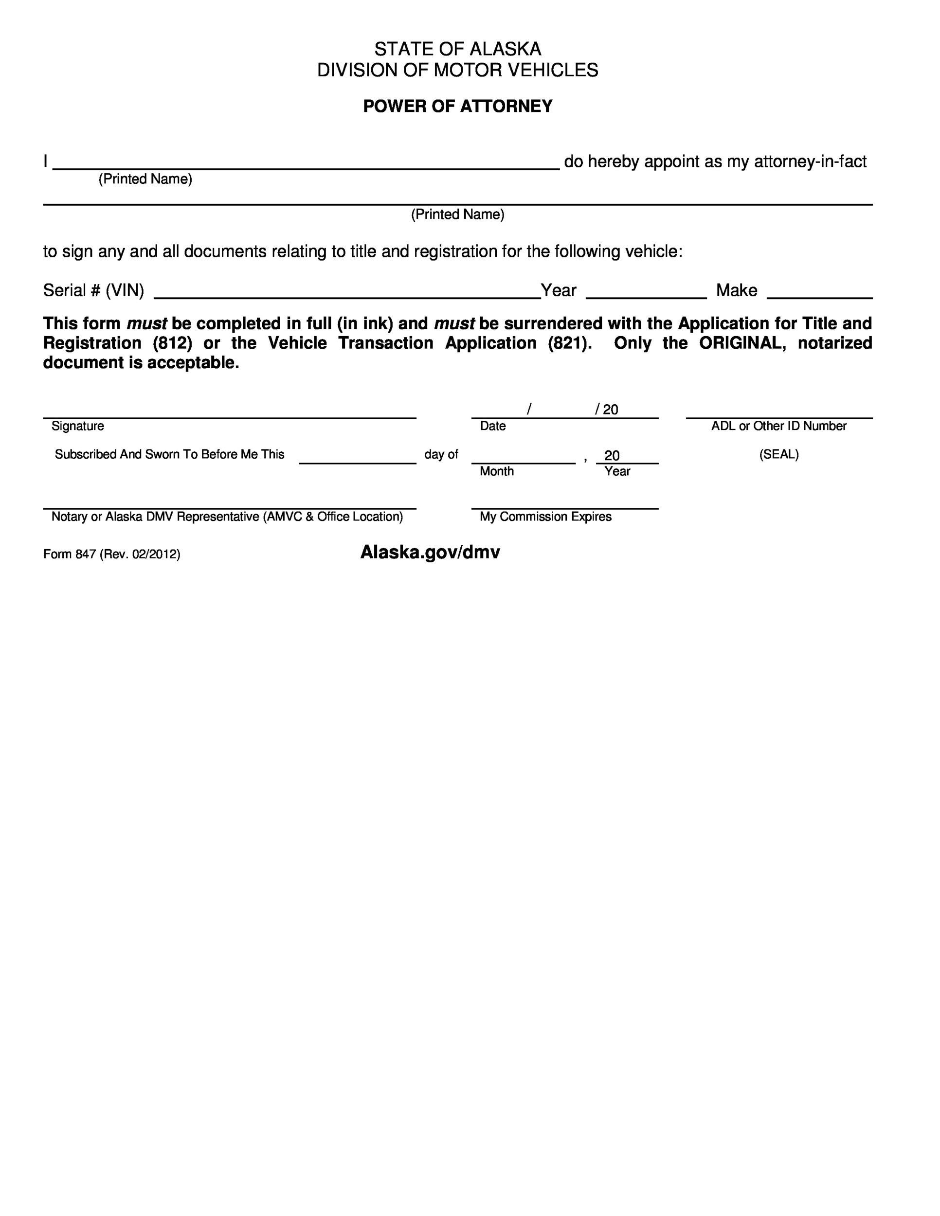 50 Free Power Of Attorney Forms Templates Durable Medical General 