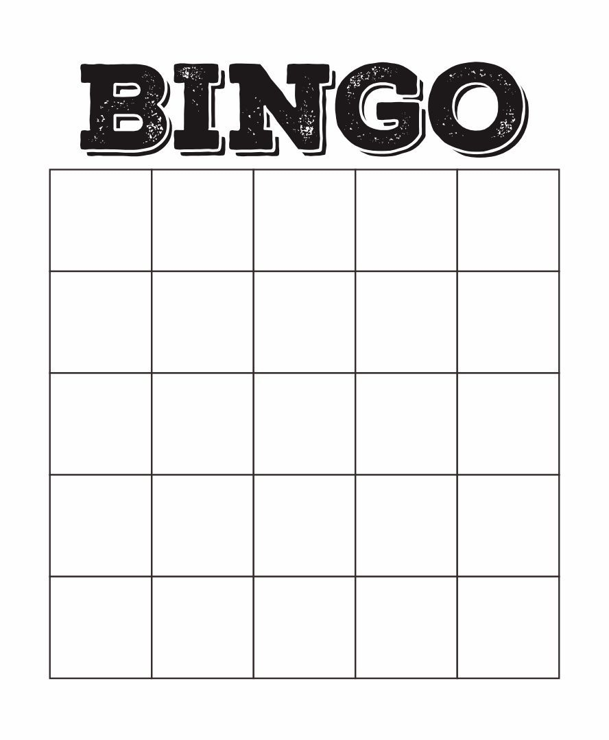 Bingo Sheets Printable Blank Bingo Blank Printable Cards Tem