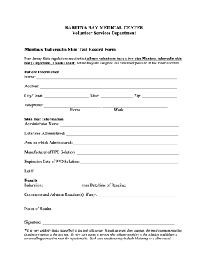 Blank Tb Test Form Printable Fill Out And Sign Printable PDF Template 