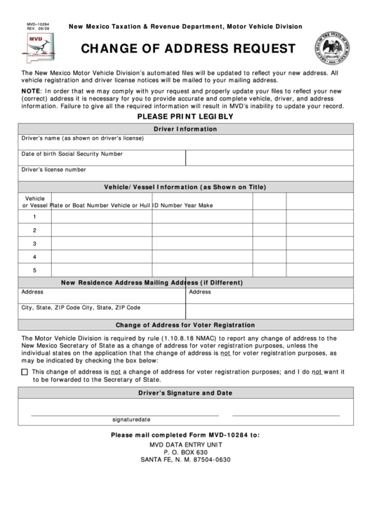 Change Of Address Forms Printable Printable Forms Free Online