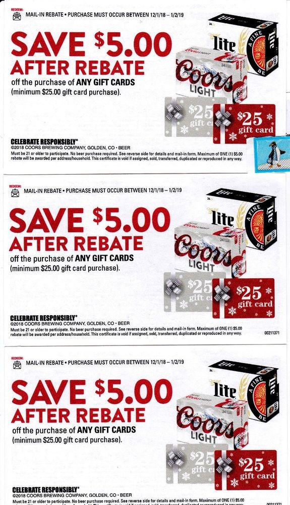 Coors Light Printable Rebate Printable Calendars AT A GLANCE