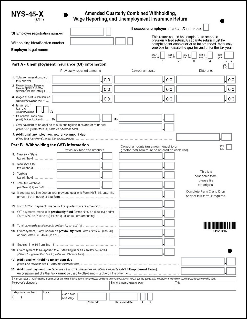De 2501 Printable Form Printable Computer Tools