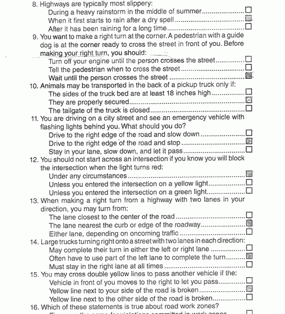 Dmv Practice Test 2024 Study Guide Sadie Martguerita