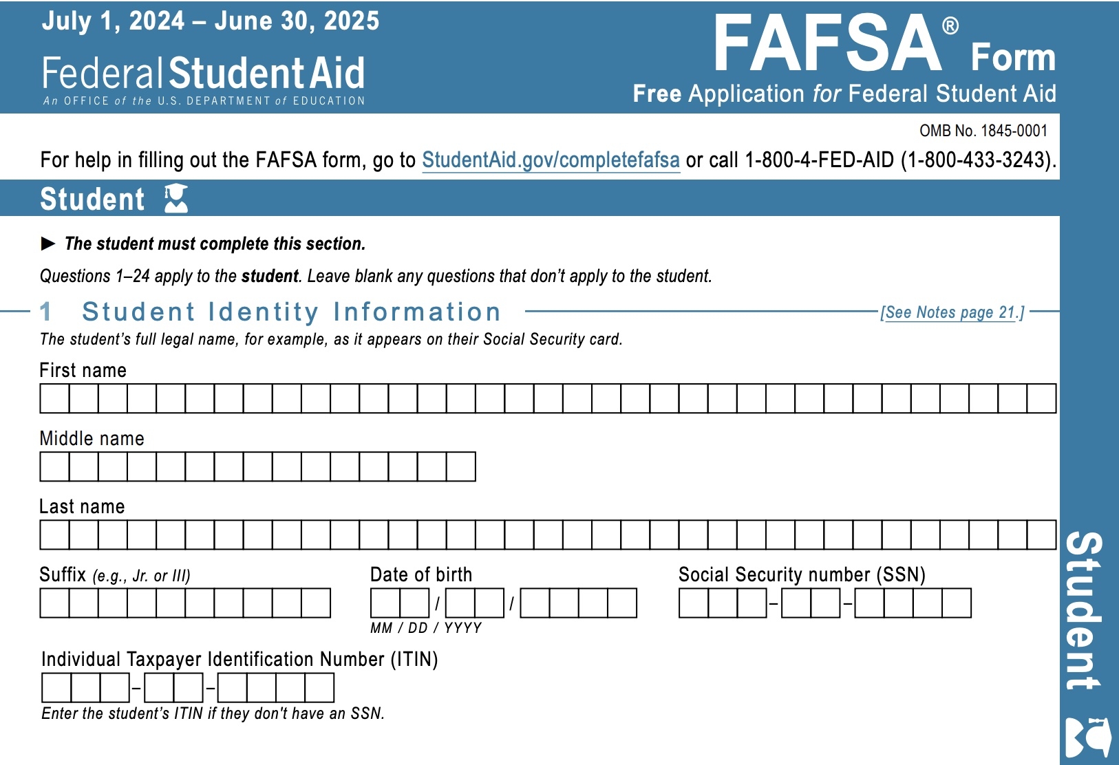 Fafsa 2024 2025 Application For Parent Printable Form Fara Oralla