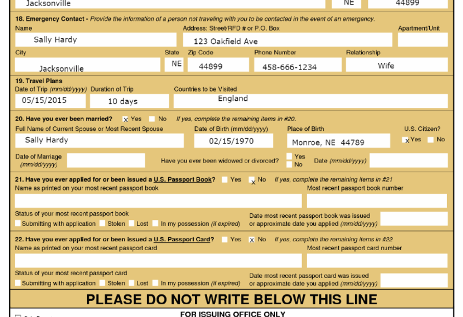 Fillable And Printable Ds 11 Form