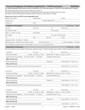 Fillable Online Humana Fillable Form 10 99 Fax Email Print PdfFiller