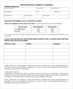 FREE 6 Sample Social Security Disability Forms In PDF