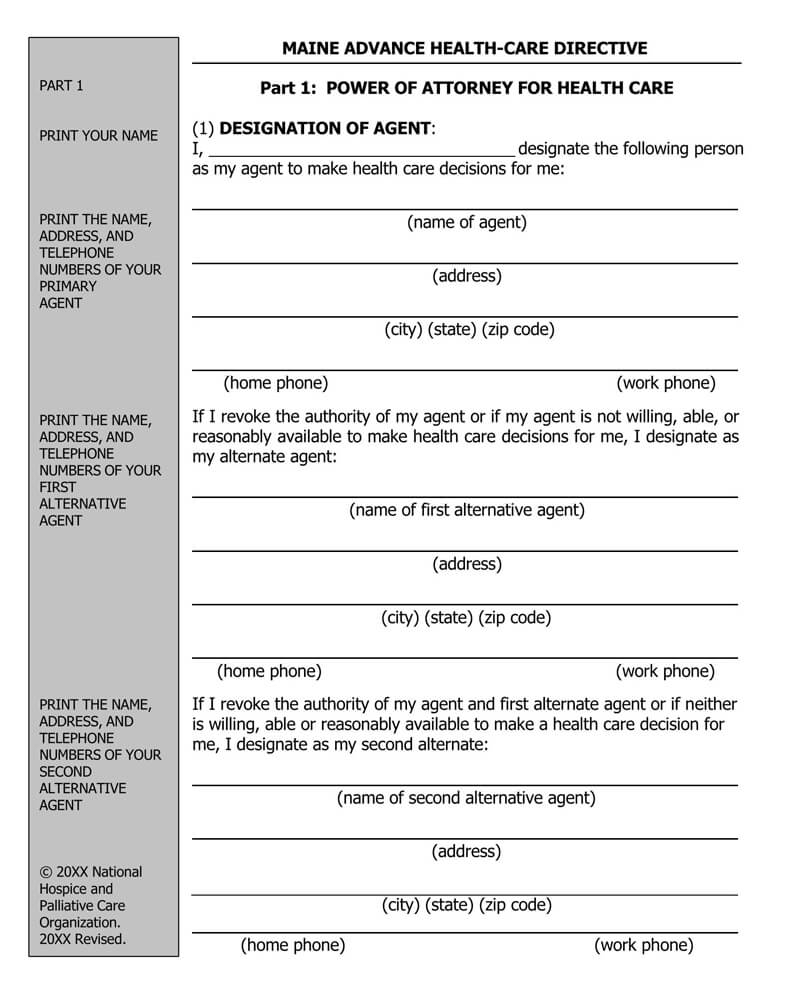 Free Living Will Forms Templates Advance Directive Living Will Forms 