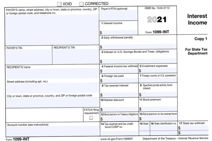Free Printable 1099 Form 2021 At Netbradyblog Blog