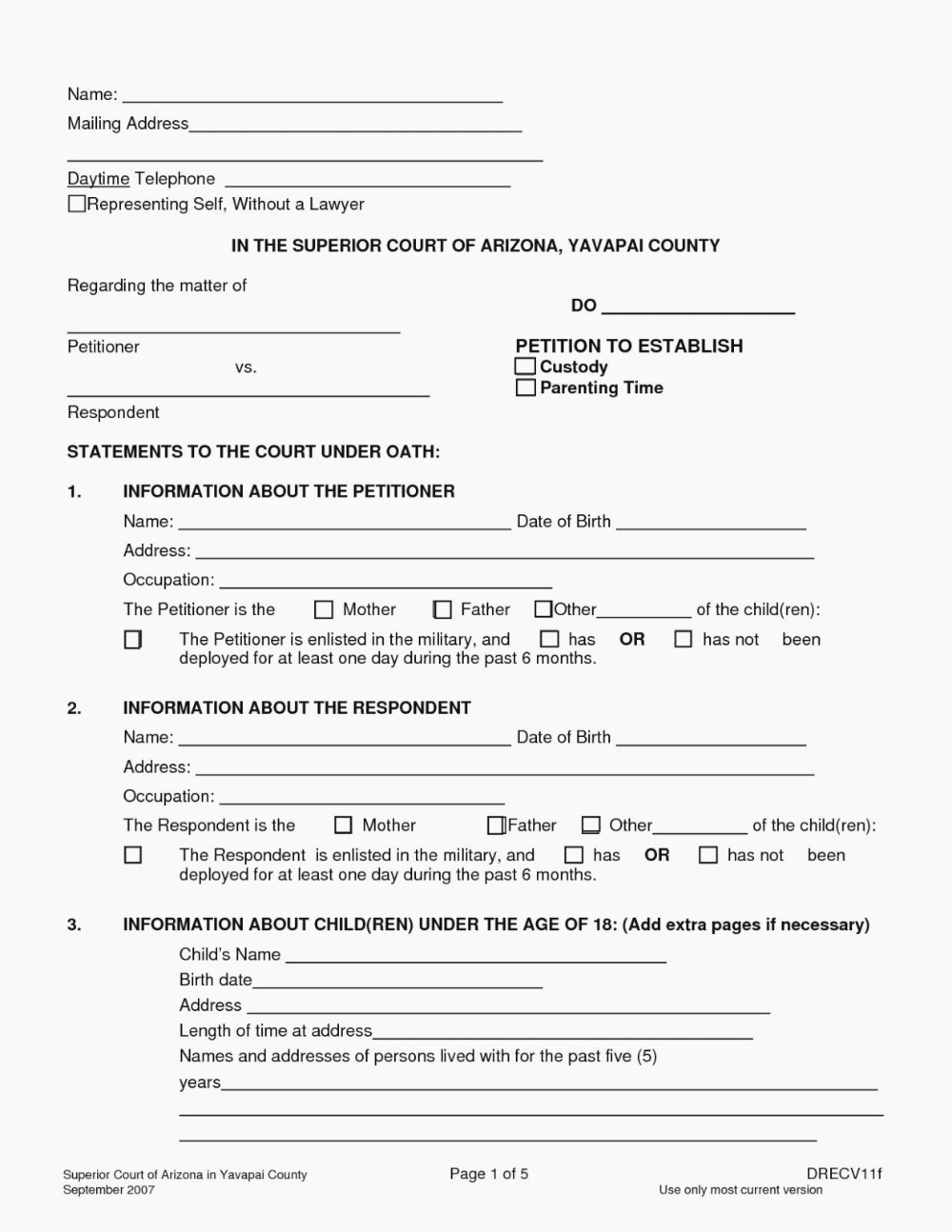 Free Printable Child Guardianship Forms Elegant Is Free Throughout 