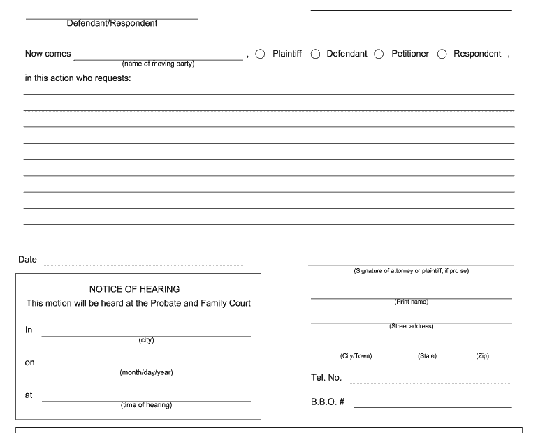 Free Printable Court Forms Fill Out Sign Online DocHub