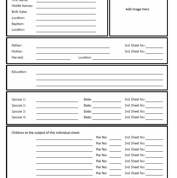 Free Printable Genealogy Forms Room Surf