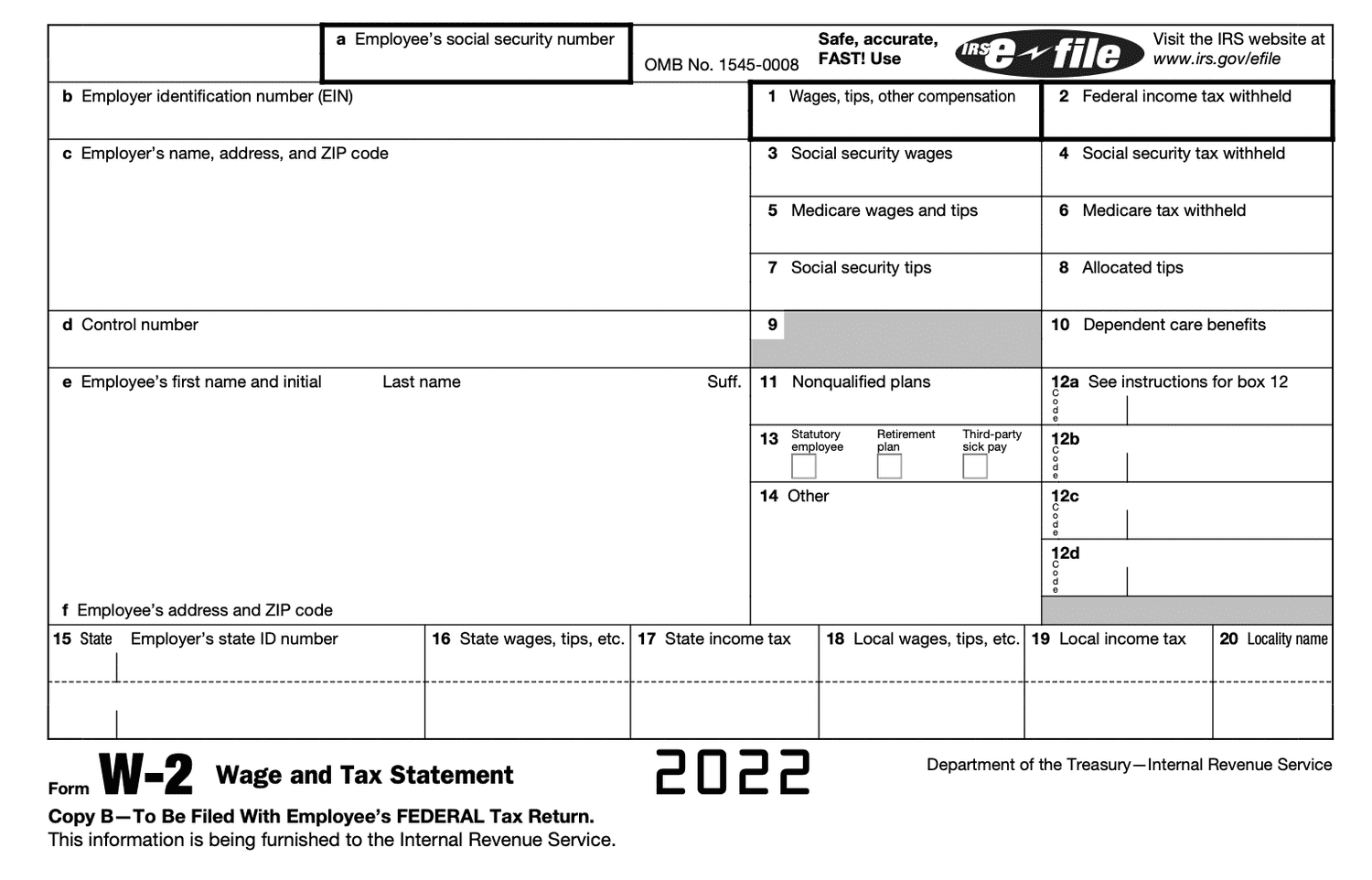 Free Printable W2 Form 2023 Printable Forms Free Online