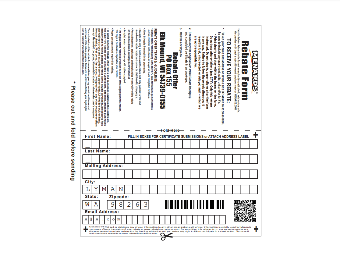How Do I Print My Menards Rebate Form PrintableRebateForm