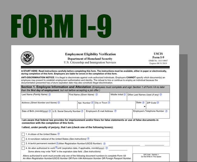 I9 Form 2025 Printable Spanish Michael P Flynn