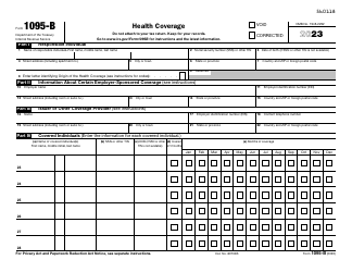 IRS Form 1095 A Download Printable PDF Or Fill Online Health Insurance 