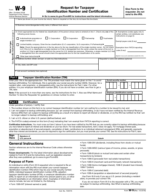 IRS Form W 9 Fill Out Sign Online And Download Fillable PDF