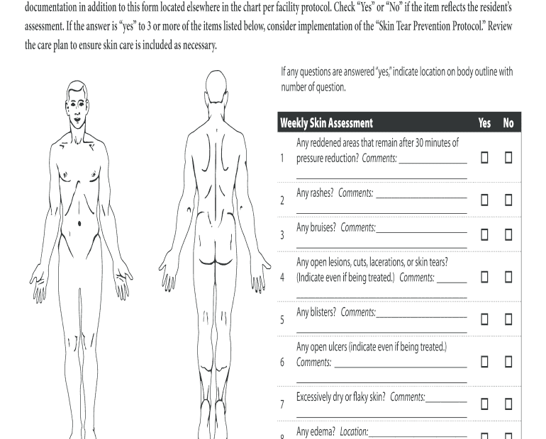 Nurse Skin Assessment 2008 2025 Form Fill Out And Sign Printable PDF