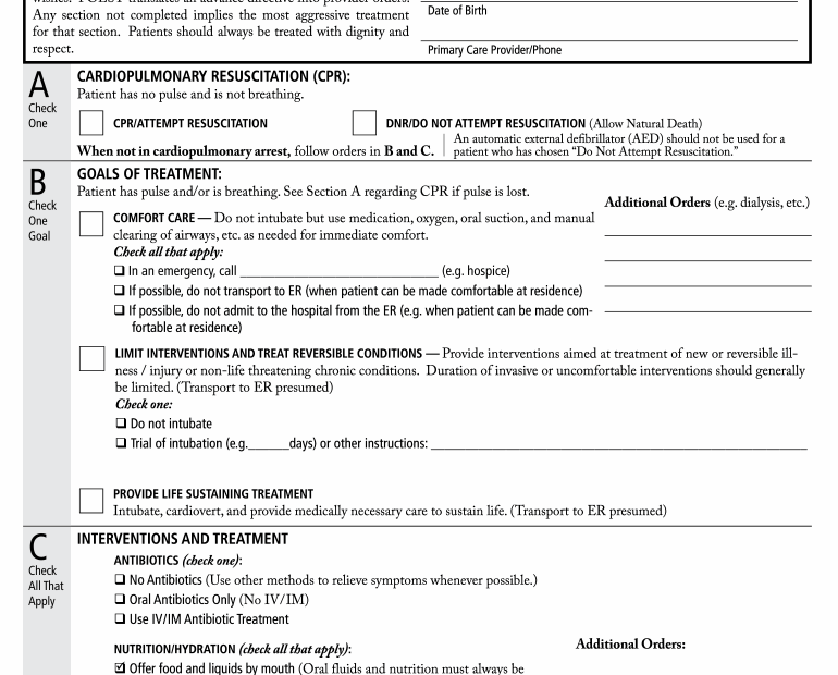 Polst Form Printable Printable Forms Free Online