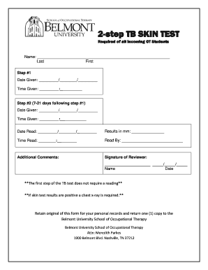 Ppd Test Form Printable Fill Online Printable Fillable Blank 