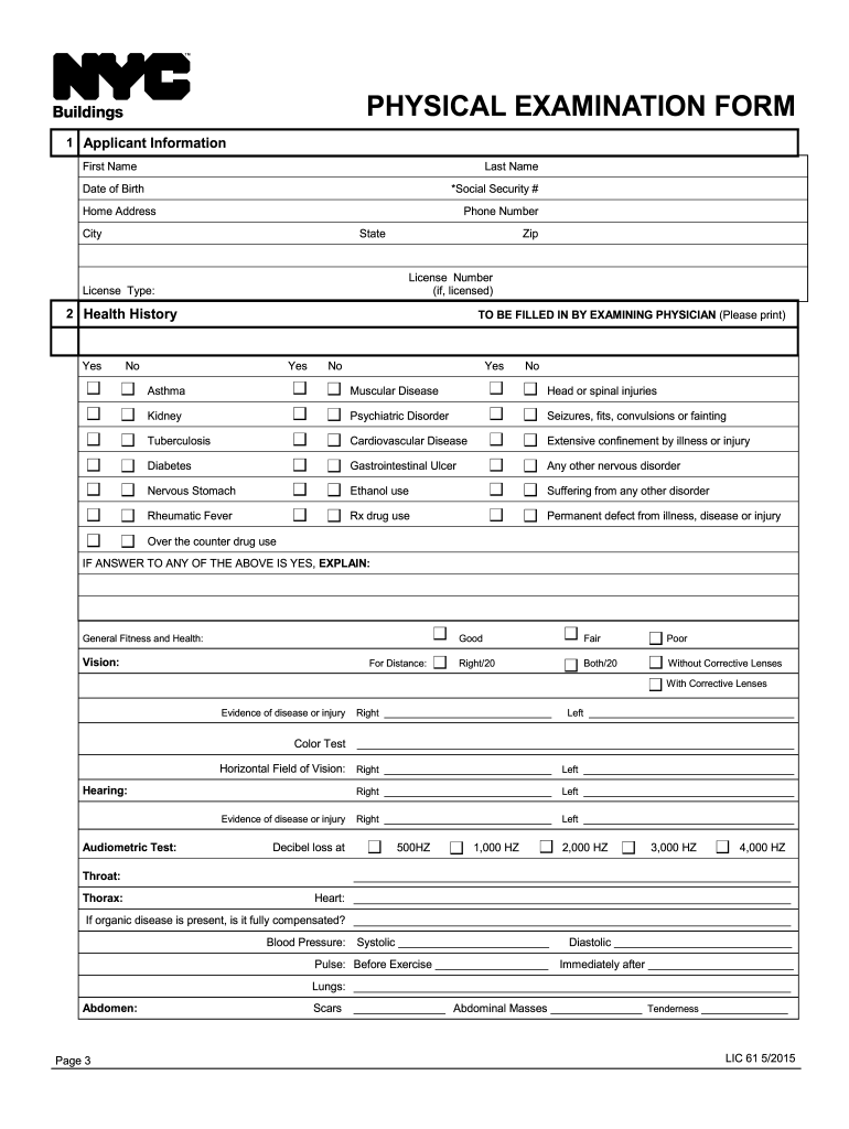 Printable Basic Physical Exam Form Pdf Fill Out Sign Online DocHub