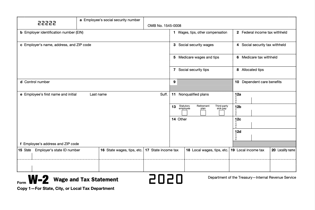 Printable Form W 2 Copy A Printable Forms Free Online