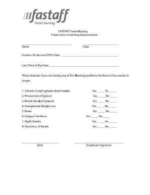 Printable Tb Test For Employment 2011 2025 Form Fill Out And Sign 