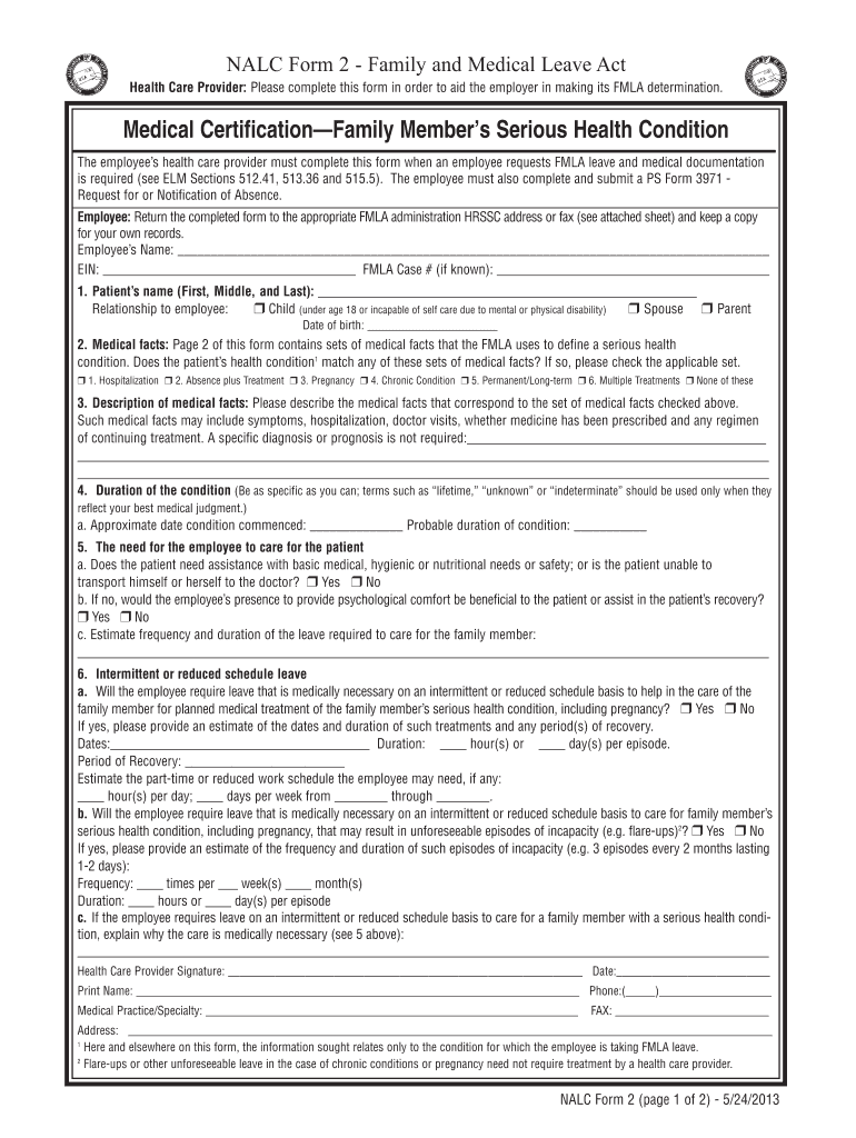Usps Fmla Printable Forms