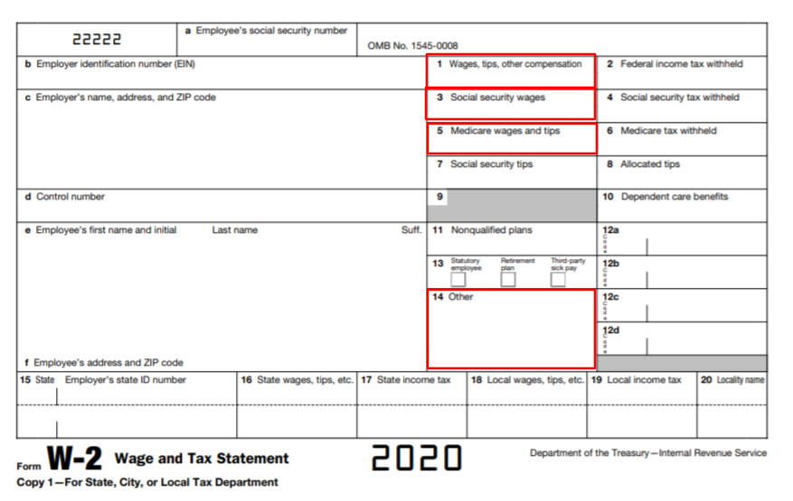 W 2 Printable Form 2020 NewFreePrintable
