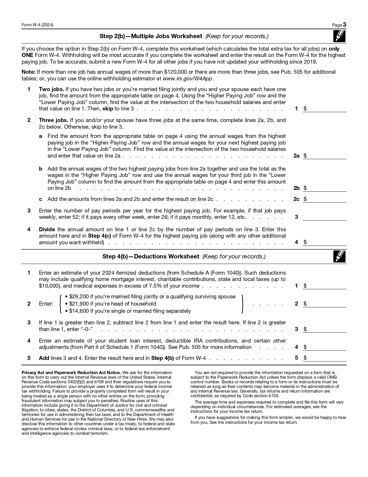 W 4 Form 2024 Printable Dasha Emmalee