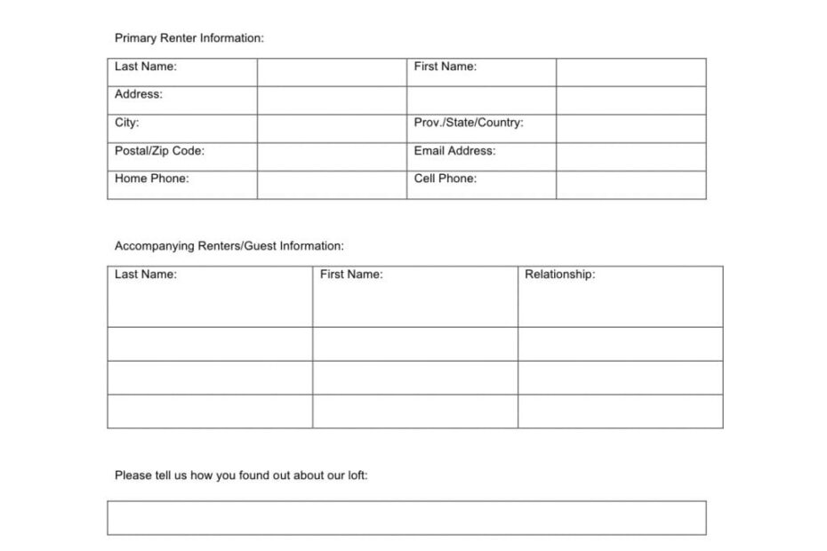 6 Free Rental Agreement Templates Excel PDF Formats