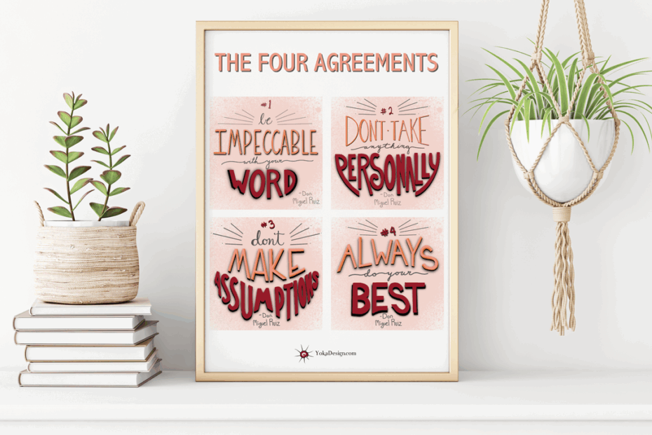 The Four Agreements Free Printable Free Printables Hub