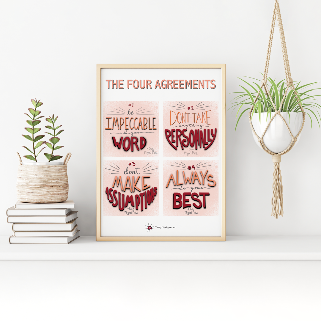 The Four Agreements Free Printable Free Printables Hub