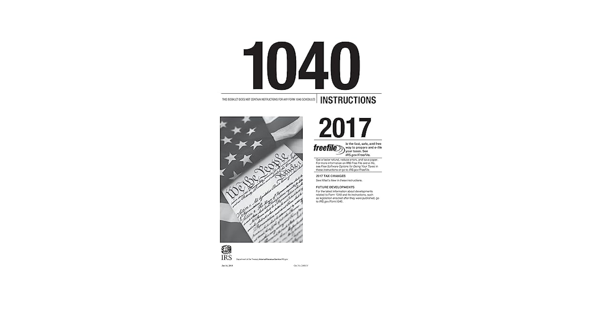 1040 Instructions 2017 Internal Revenue Service IRS 9781984172303 Amazon Books