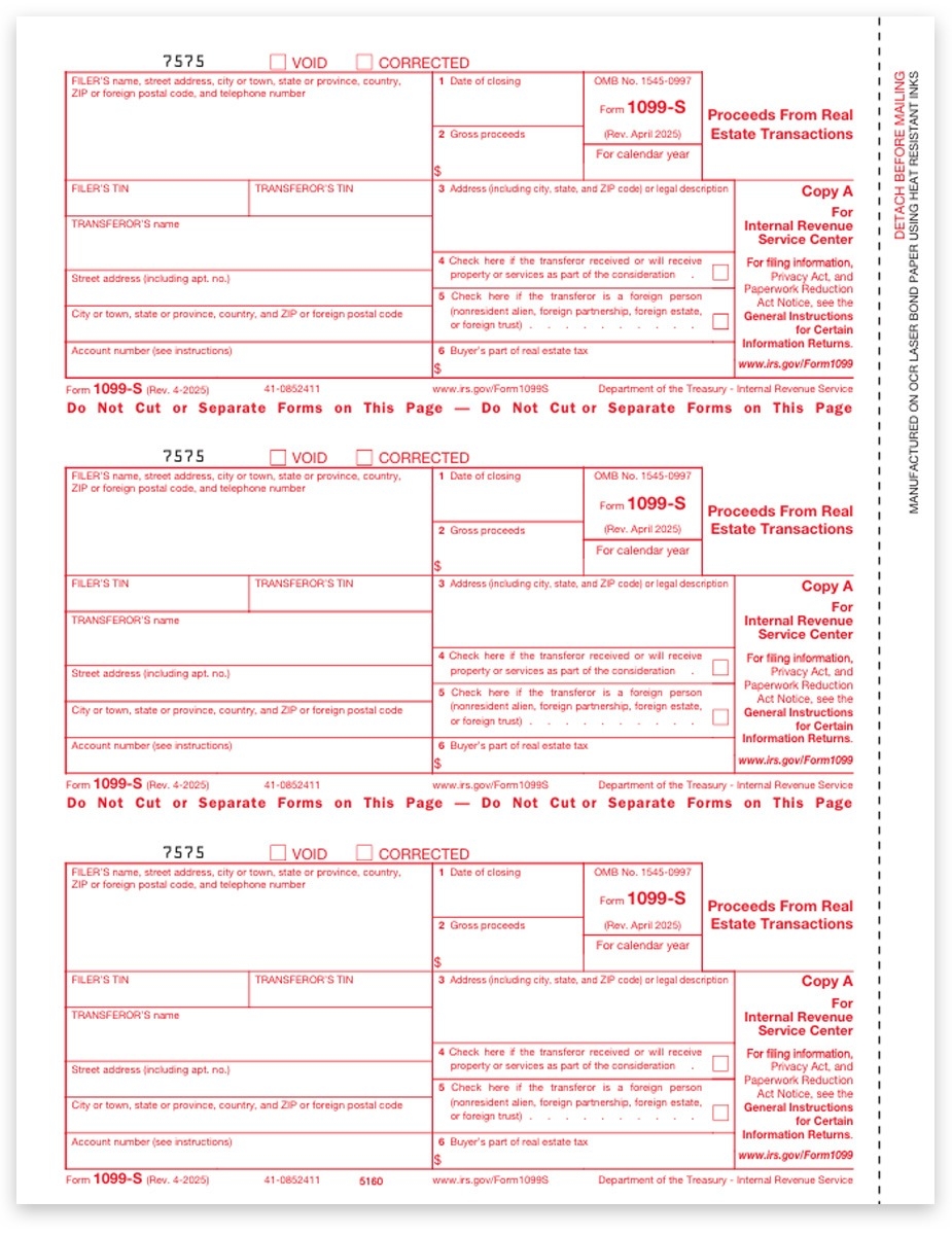 1099 S Form Copy A Federal