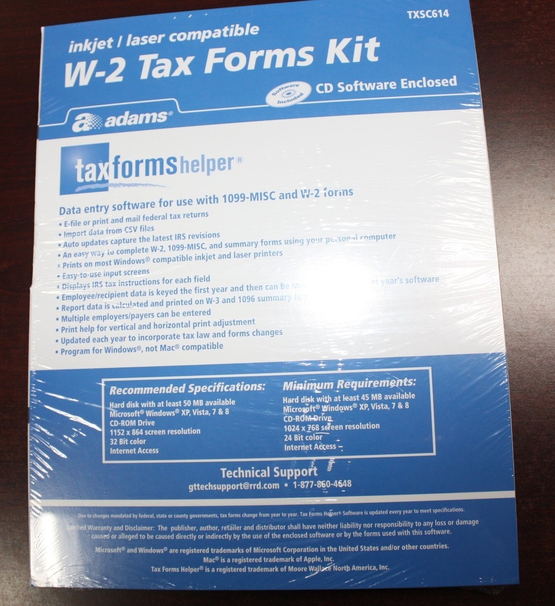 2014 40 EMPLOYEE ADAMS W 2 W2 KIT 6 PART IRS TAX FORMS LASER INKJET ENVELOPES EBay