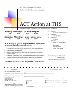 ACT Prep Trinity High School