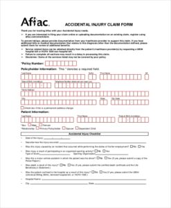 Aflac Printable Claim Forms Dental NewFreePrintable