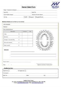 Appendix E Dental Claim Form MedNet Bahrain