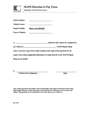 Blank Direction To Pay Form Fill Online Printable Fillable Blank 