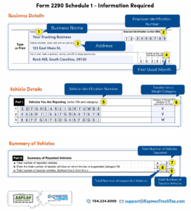 E file Form 2290 With Kaplan2290 Heavy Vehicle Use Tax Online Taxes