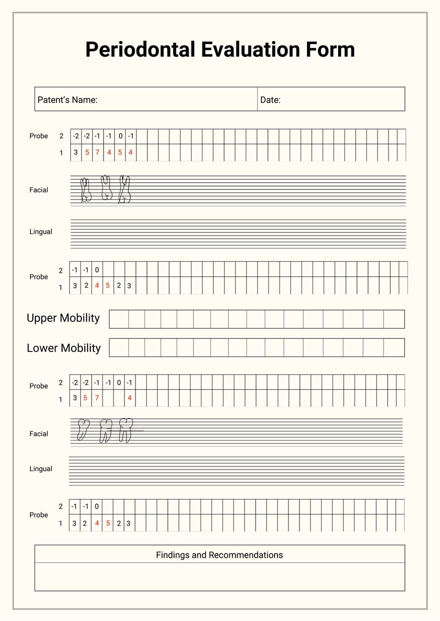 Editable Dentist Templates In PDF To Download